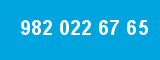 982 022 67 65 982 022 67 65